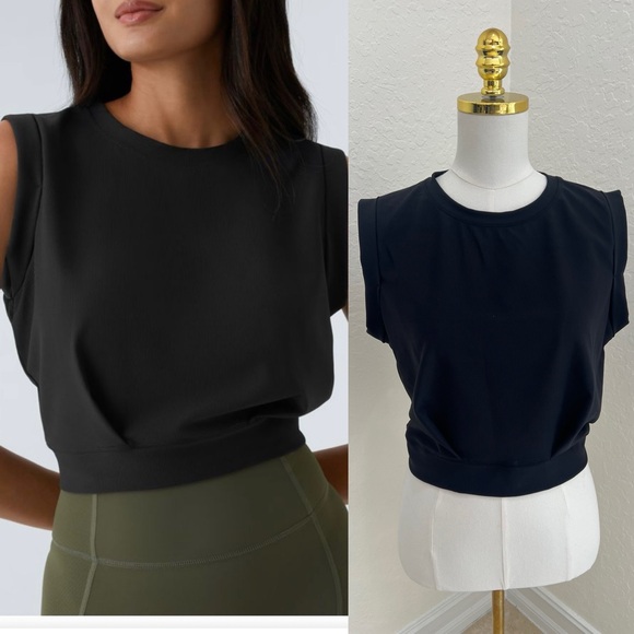 Halara Women's Black Sleeveless Top - Picture 2 of 6